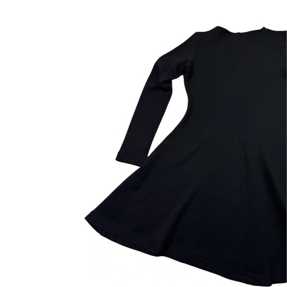 IRO Matvey Black Knit Long Sleeve Mini Wool Blend Dress - Picture 11 of 14